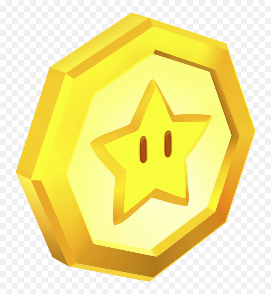 Star Medal - Mario 3d Land Star Medal Emoji,Mario Star Png