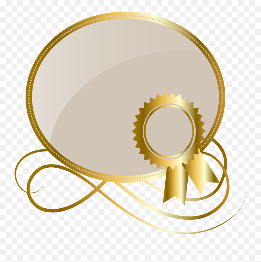 Luxury Label Clipart - Transparent Gold Seal Png Emoji,Label Clipart