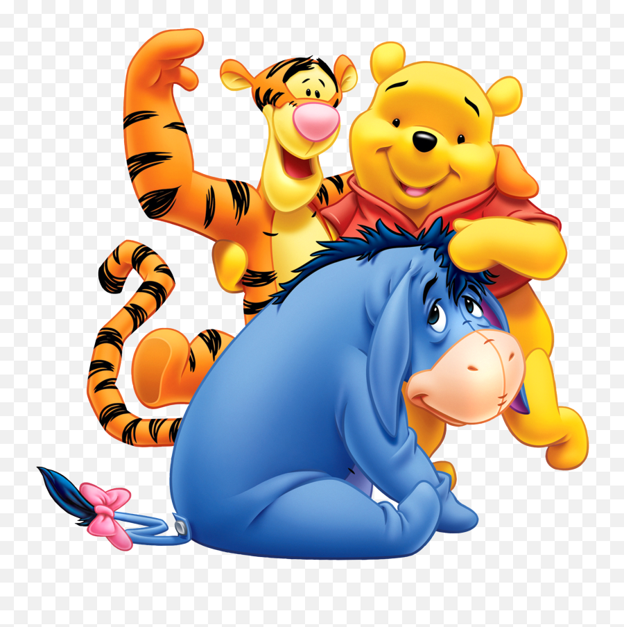 Classic Winnie The Pooh Clipart Images - Winnie The Pooh Tigger And Eeyore Emoji,Classic Winnie The Pooh Clipart