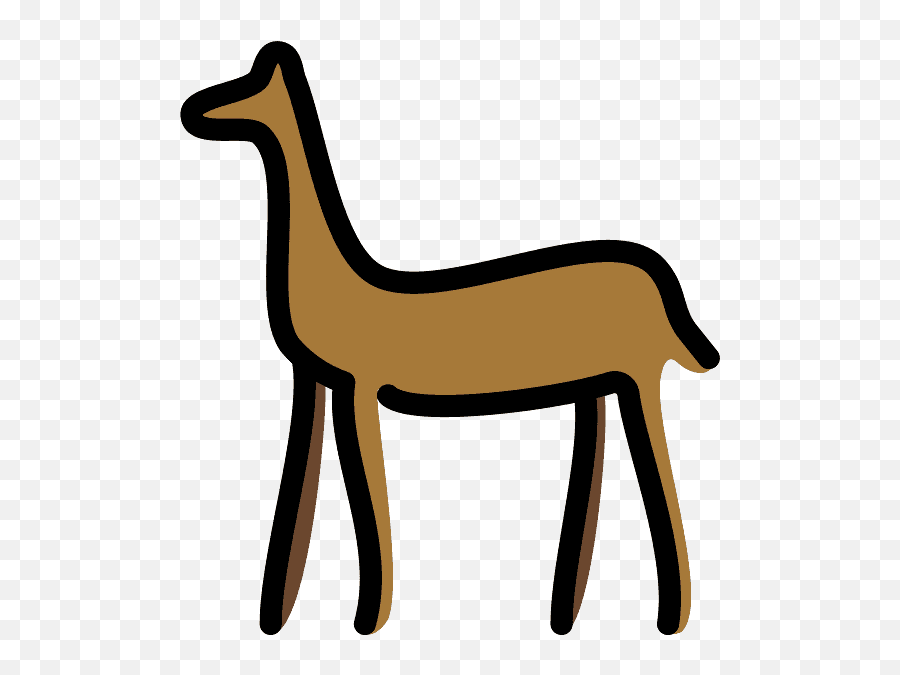 Llama Clipart Dibujos Animados Descargar Gratis Creazilla - Animal Figure Emoji,Alpaca Clipart