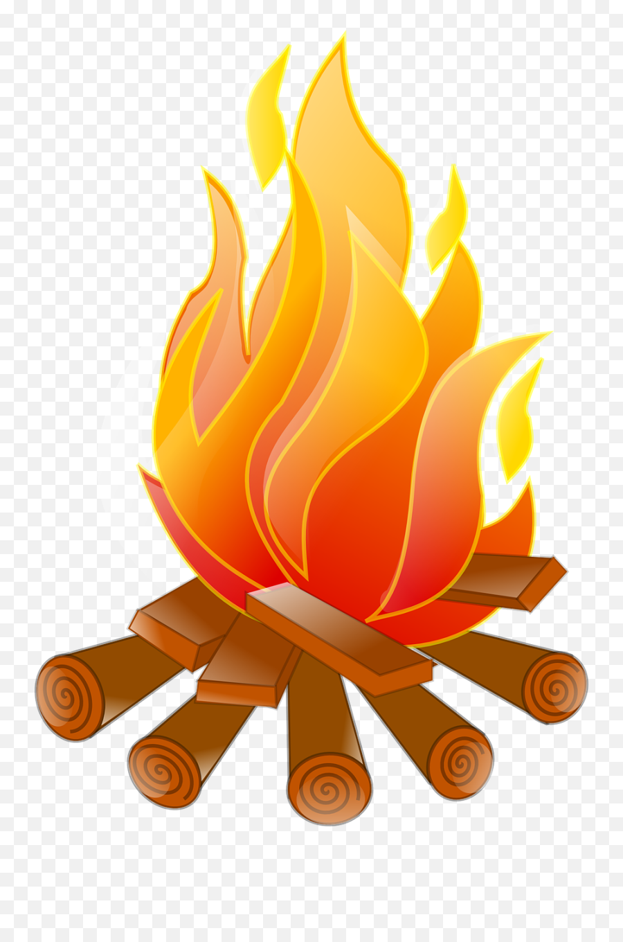 Vector Clip Art Online Royalty Free - Hot Fire Clipart Emoji,Campfire Clipart