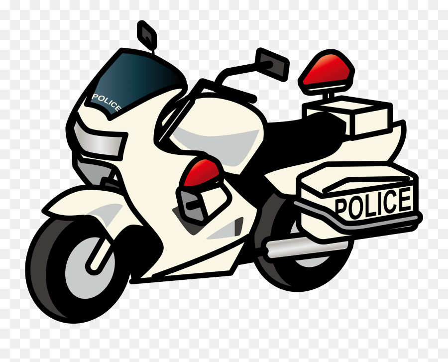 Police Motorcycle Clipart - Police Motorcycle Clipart Emoji,Motorcycle Clipart