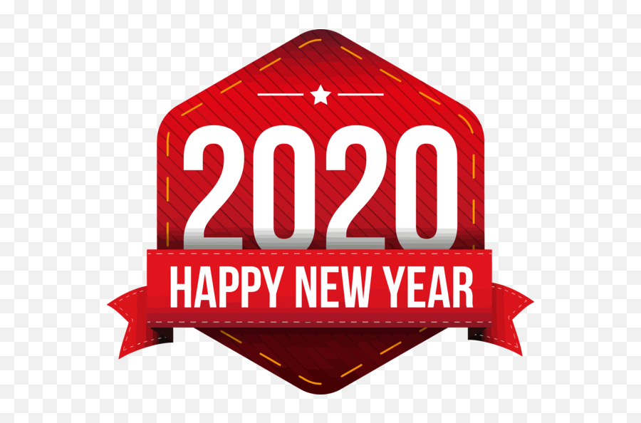 Year 2020 Logo Font Signage - Newb Emoji,Happy New Year Logo