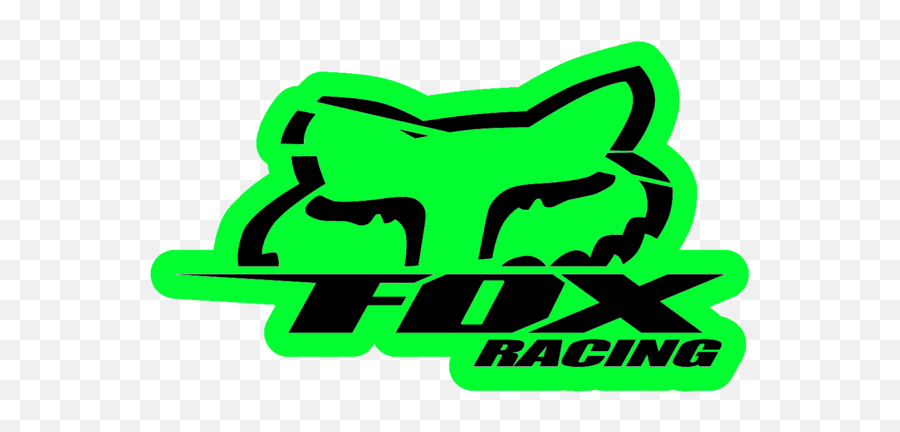Fox Racing Motorbike Car Helmet Decal Sticker X2 83x48mm - Fox Racing Logo Emoji,Fox Racing Logo