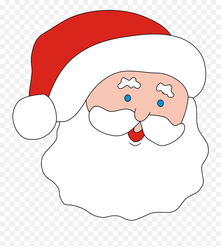 Santa Claus Free Clip Art - Png Download Full Size Clipart Ông Già Noel Vector Emoji,Free Santa Clipart
