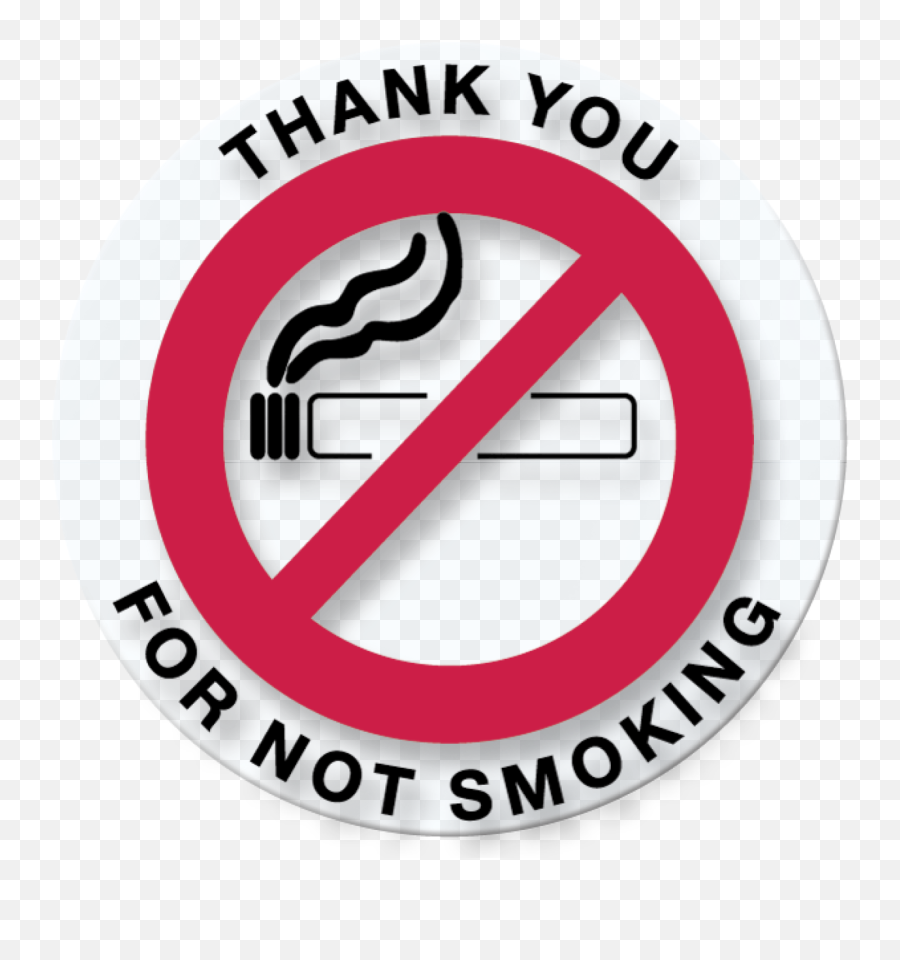 No Smoking Sticker - No Smoking For Clear Vinyl Emoji,No Smoke Logo