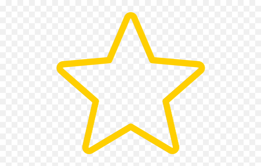 Star Line Yellow Icon Png And Svg Vector Free Download Emoji,Yellow Stars Png