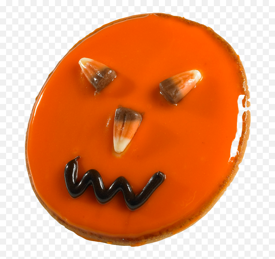 Halloween Pumpkin Face Cookie Emoji,Pumpkin Face Png