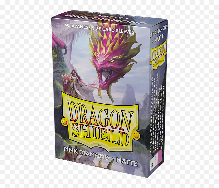 Dragon Shield Dragon Shield Mini Matte 60ct Pink Diamond Emoji,Pink Diamond Png