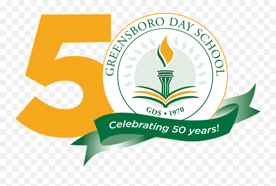 Greensboro Day School Celebrates The 50th Year Of School Emoji,Birthday Massacre Logo