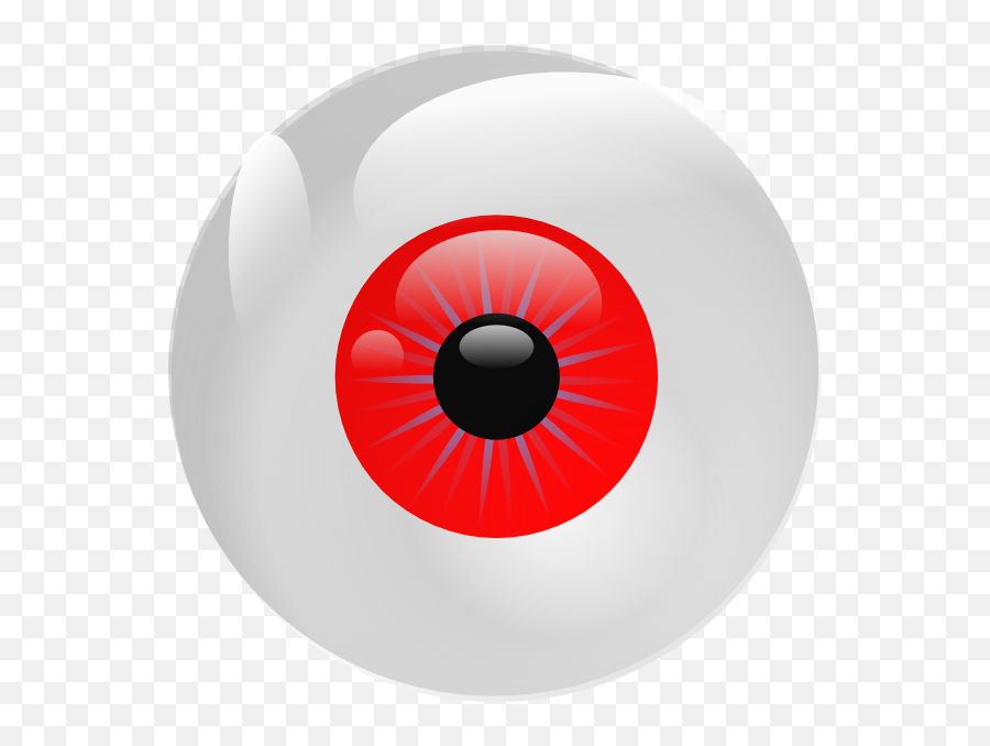 Eyeball Red Clip Art At Clker - Aichi Health Village Park Emoji,Eyeball Clipart
