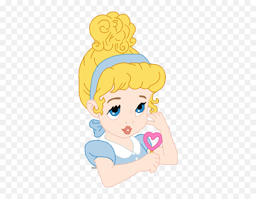 Cinderella Clipart - Putri Disney Foto 31756711 Fanpop Princess Baby Girl Cartoon Characters Emoji,Cinderella Clipart