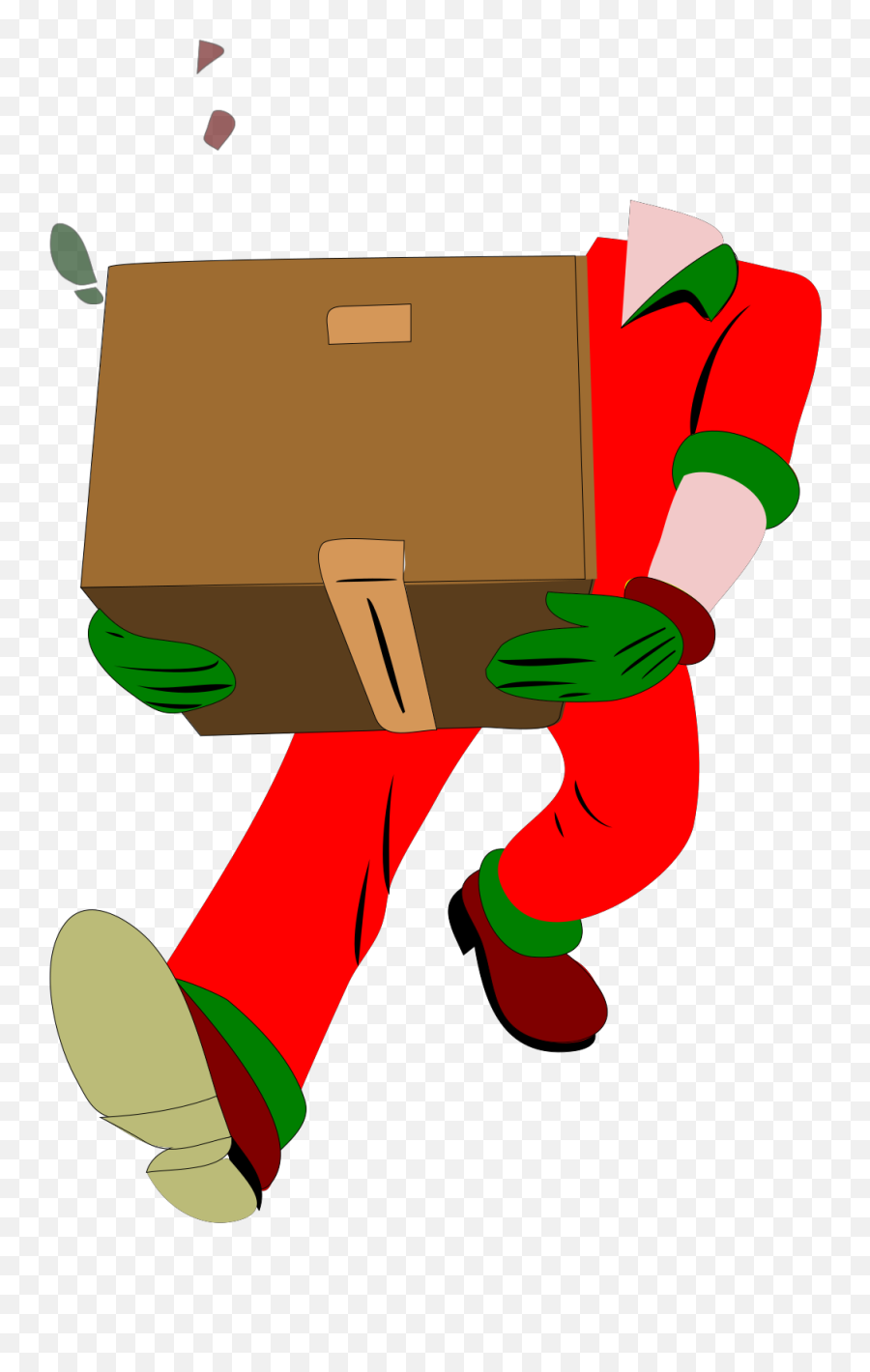 Moving Man Without Head Svg Vector Moving Man Without - Package Delivery Emoji,Deer Head Clipart