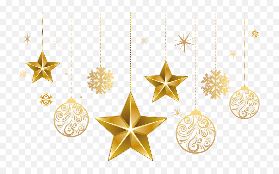 Golden Christmas Star Png Free Image - Star Png Emoji,Star Png