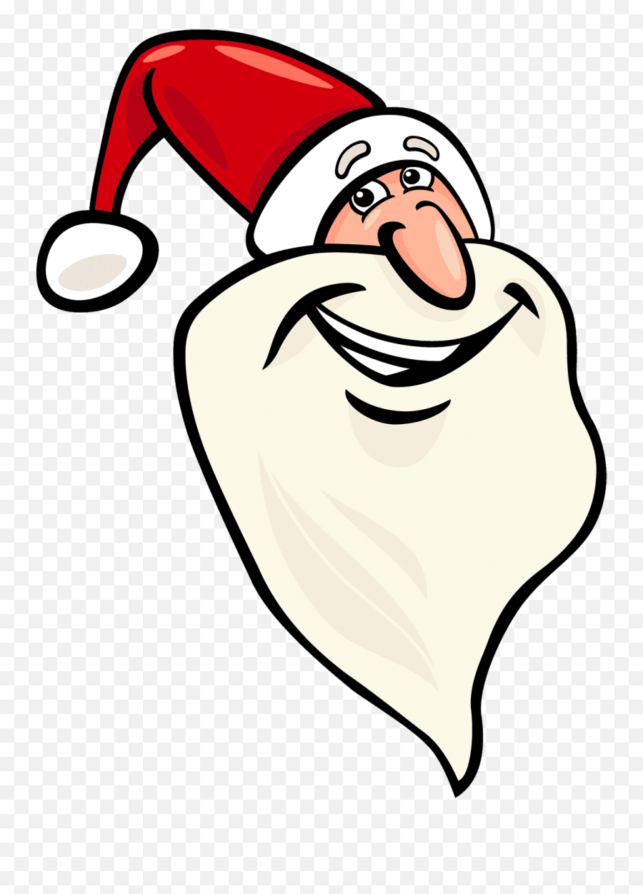 Free U0026 Cute Santa Face Clipart For Your Holiday Decorations - Weihnachtsmann Comic Lustig Emoji,Santa Face Clipart