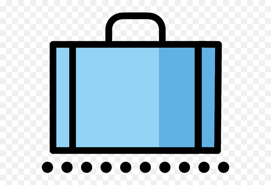Baggage Claim Emoji Clipart Free Download Transparent Png - Vertical,Luggage Clipart