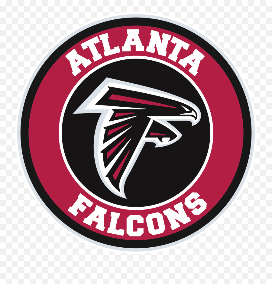 Atlanta Falcons Circle Logo Sticker - Atlanta Falcons Emoji,Falcons Logo