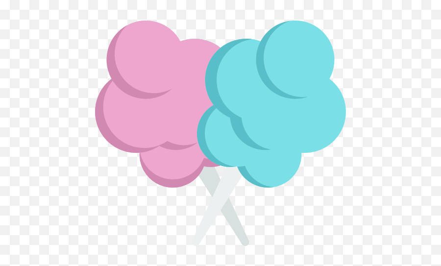 Cotton Candy Transparent Png Candy - Animated Cotton Candy Png Emoji,Candy Transparent Background