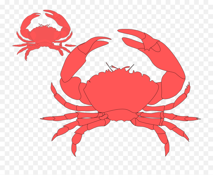 Crab Svg Vector Crab Clip Art - True Crabs Emoji,Crab Clipart