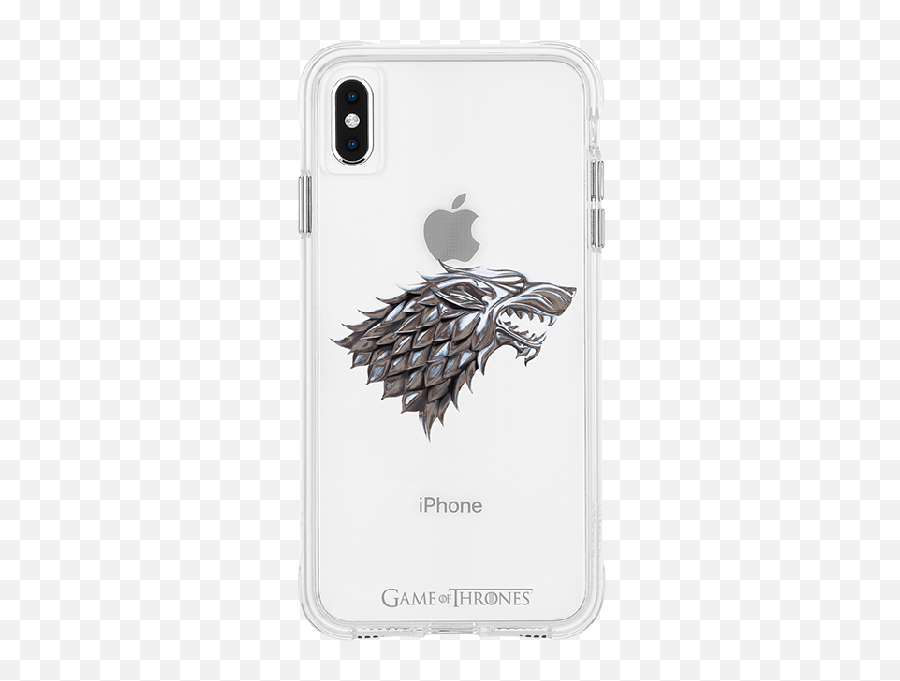 Case - Mate Clear Game Of Thrones House Stark Sigil Case Iphone Xs Max Game Of Thrones Clear Iphone Case Emoji,Game Of Thrones Transparent