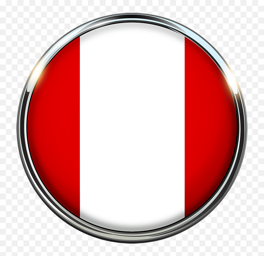 Peru Flag Circle American Png - Bandera Peru Circulo Emoji,Peru Flag Png
