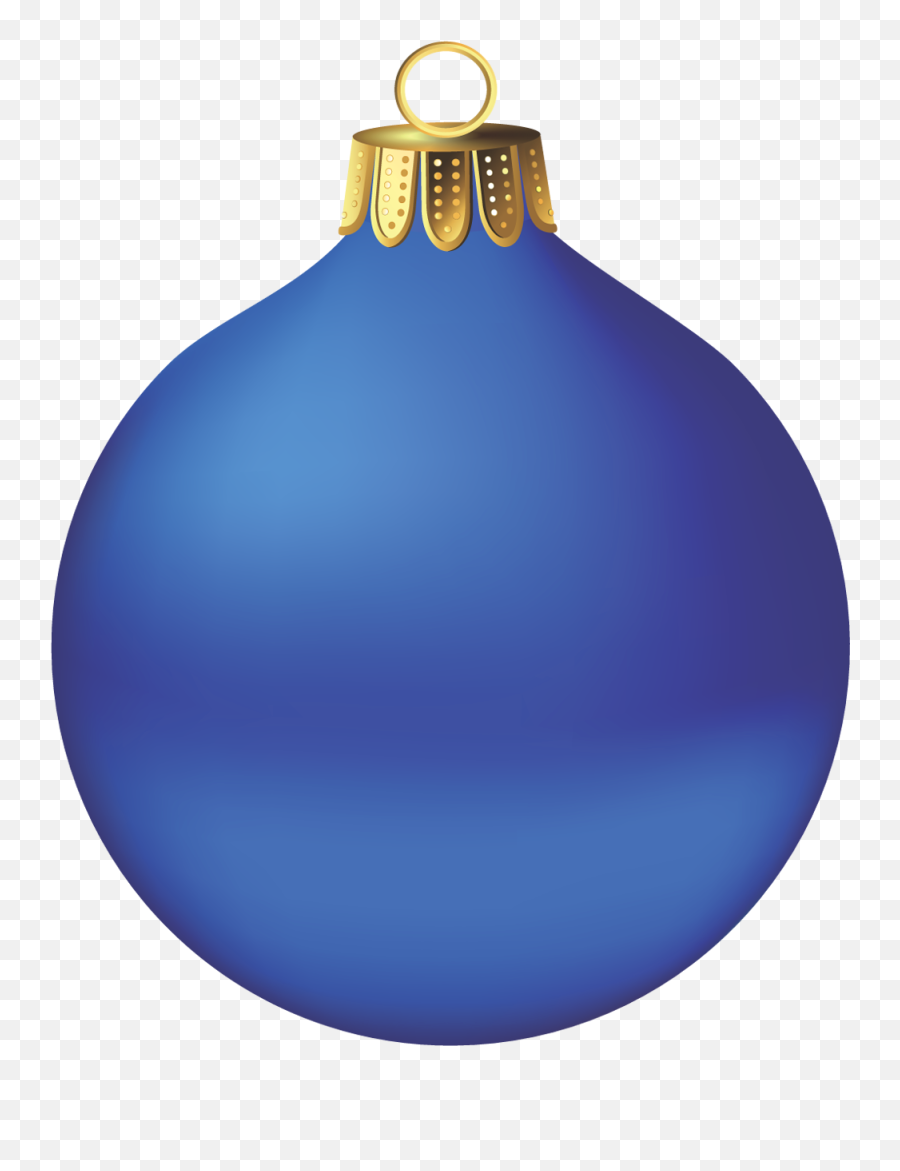 Blue Beautiful Christmas Ball - Transparent Blue Christmas Ornament Emoji,Christmas Ornament Clipart