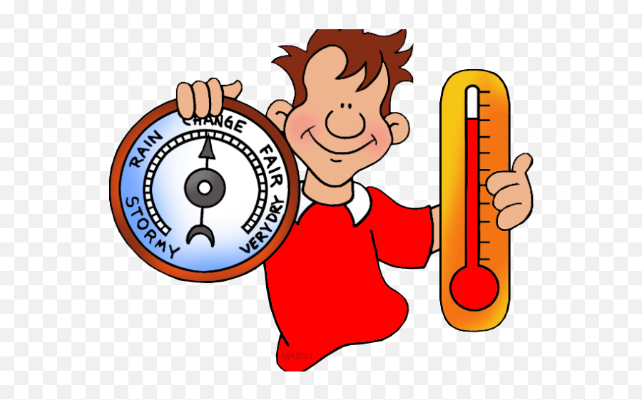 Barometer Clipart Science - Temperature Clip Art Emoji,Heat Clipart
