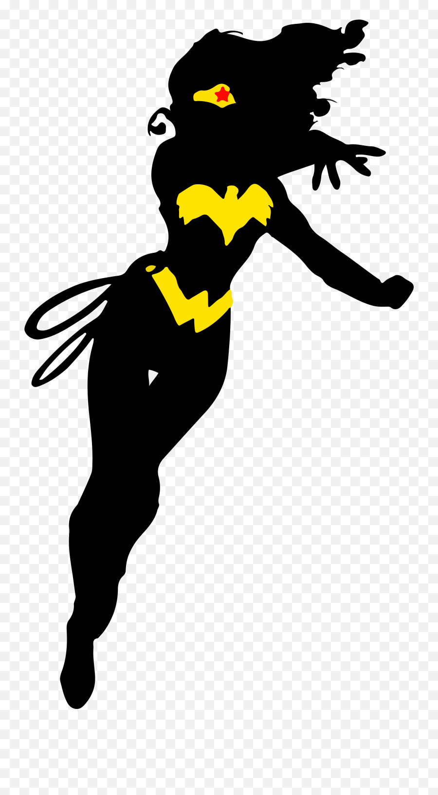 Diana Prince Themyscira Art Superhero - Wonder Woman Silhouette Emoji,Wonder Woman Logo Silhouette