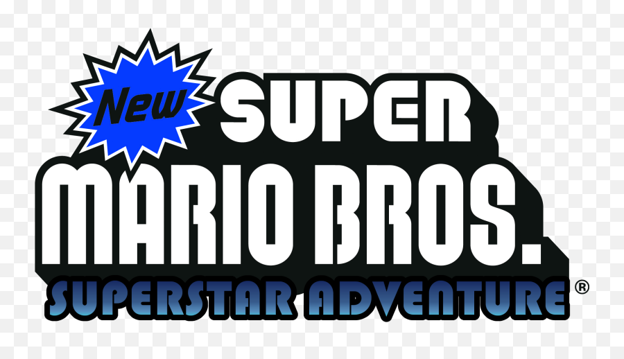 Superstar - Mario Superstar Png Logo Emoji,New Super Mario Bros Logo