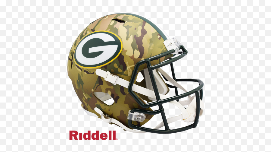 Green Bay Packers Camo Alternate Full - Packers Football Helmet Emoji,Green Bay Packers Png