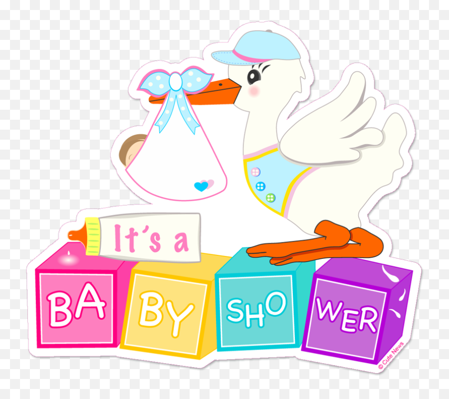 Baby Shower Stork Emoji,Stork Png