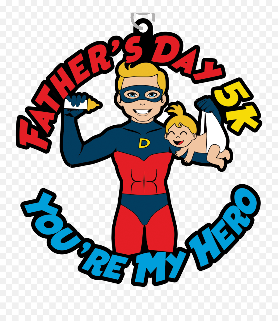 Fatheru0027s Day 5k - Seattle Clipart Full Size Clipart Superhero Emoji,Fathers Day Clipart