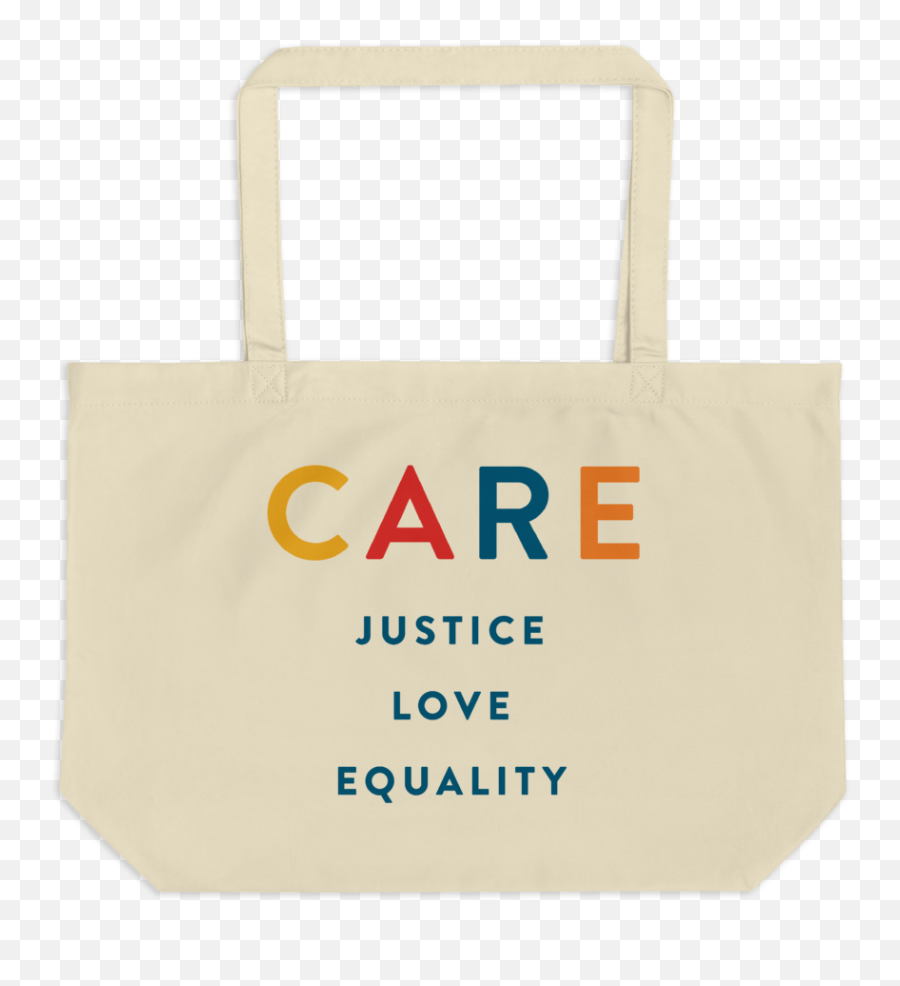 Large Organic Tote Bag One Side Print U2013 Care Rockbridge Emoji,Logo Plastic Bag