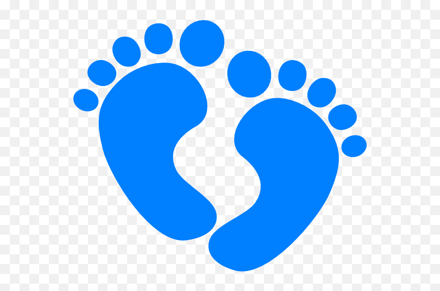 Baby Feet Clip Art - Clipart Baby Boy Footprints Emoji,Baby Clipart