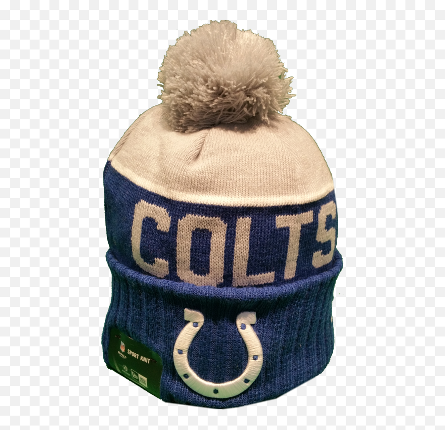 Indianapolis Colts Sideline Knit Pom Toque - Toque Emoji,Indianapolis Colts Logo