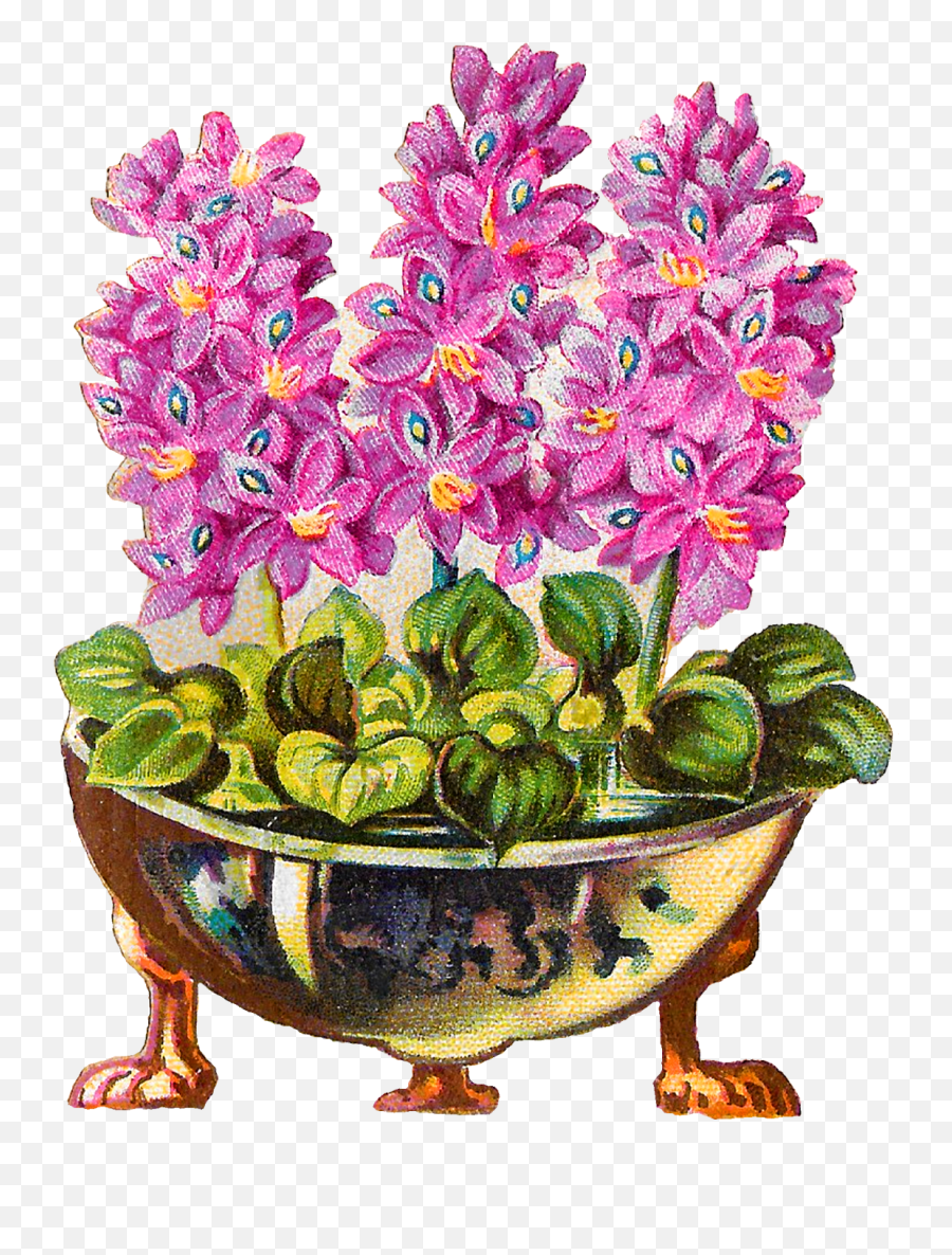 Flower Flower Pot Clipart Png - Flower In A Pot Clip Art Png Emoji,Pot Clipart
