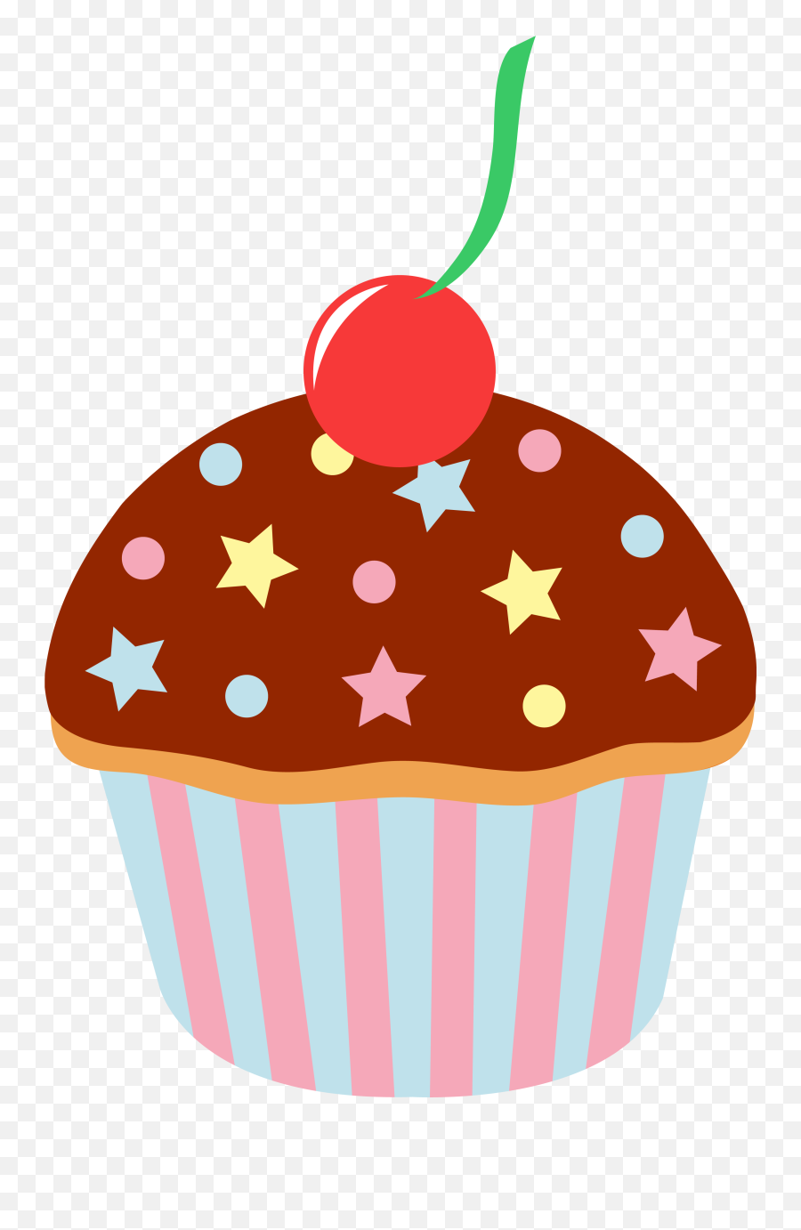 Cupcake Clipart Apple Cupcake Apple - Cartoon Cupcake Clipart Emoji,Cupcake Clipart