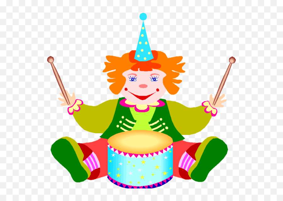 Clown Drum Circus Food Party Hat For Christmas - 800x745 Emoji,Clown Hat Png