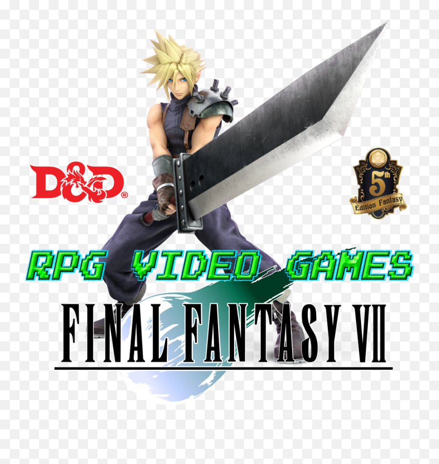 Final Fantasy Vii Cloud Strife Du0026d 5e U2013 Blog Of - Ff7 Emoji,Final Fantasy 7 Logo