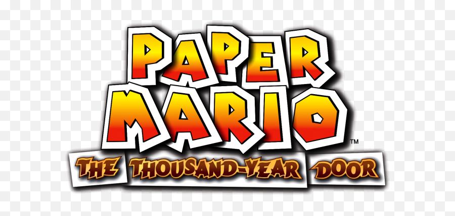 Paper Mario The Thousand Year Door Png - Paper Mario The Thousand Year Door Logo Png Emoji,Door Logo