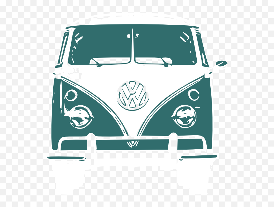 Van Volkswagen Cartoon - Vw Camper Van Vector Emoji,Vw Bus Clipart