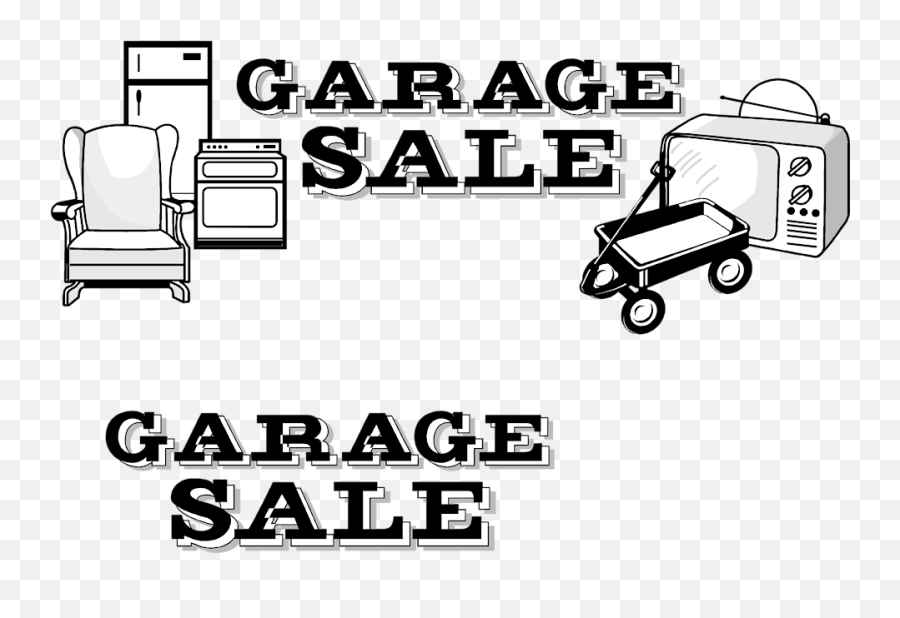 Garage Sale Free A Garage Sale Clipart - Clipart Garage Sale Emoji,Bake Sale Clipart