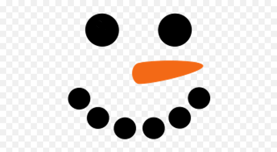 Snowman Clipart Cut Out - Snowman Face Cut Out Emoji,Snowman Face Clipart