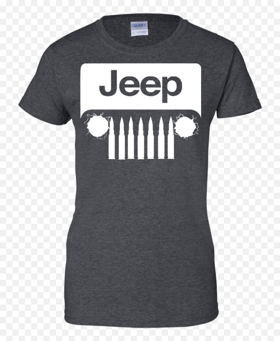 Jeep Grill Ar15 Bullet Holes Wrangler Windshield Menwomen T - T Shirt Charmed 2019 Emoji,Jeep Grill Logo