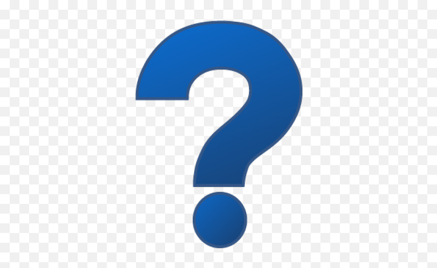 Blue Question Mark Png Transparent Emoji,Question Marks Transparent Background