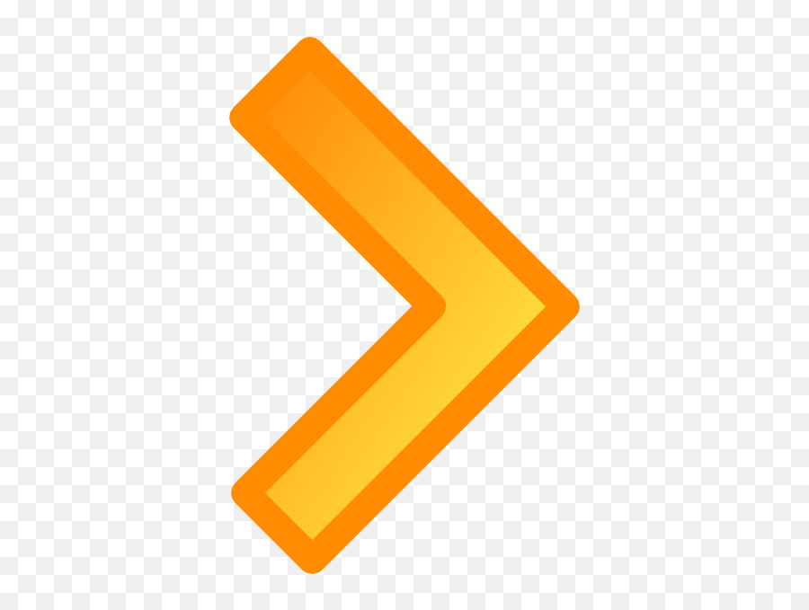 Download Orange Arrow Icon Png Download - Single Arrow Orange Arrow Icon Png Emoji,Arrow Head Png