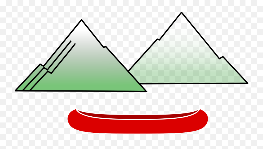 Canoe With - Clip Art Emoji,Mountains Clipart