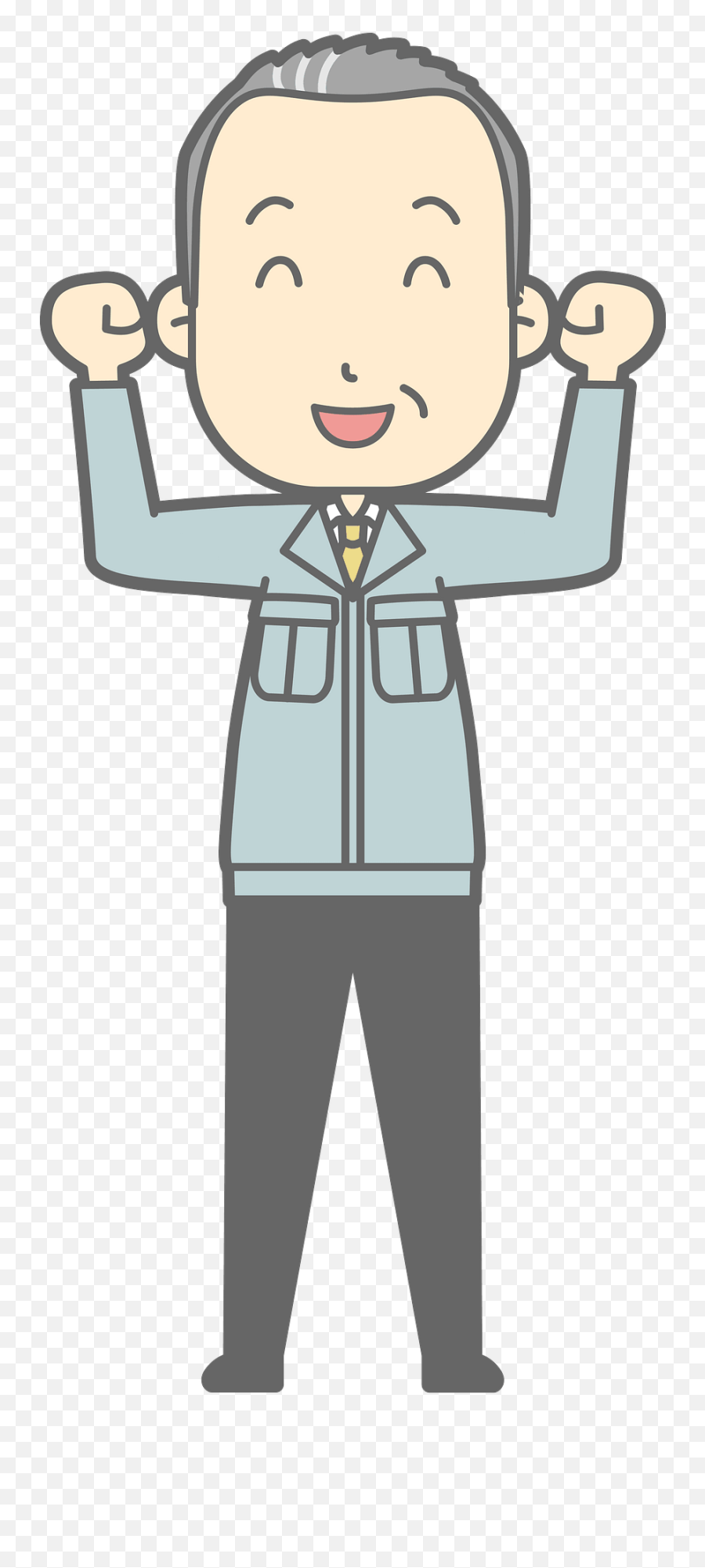 Matt Businessman Is Pumping Fists Clipart Free Download - De Portefeuille Vide Emoji,Motivation Clipart