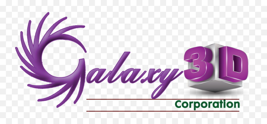Galaxy 3d Logo 3d Logo Creative Galaxy - Horizontal Emoji,3d Logo