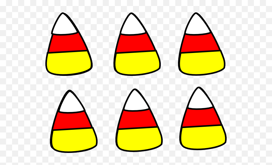 Candy Corn Border Clip Art Free Clipart - Candy Corn Clipart Emoji,Candy Corn Clipart